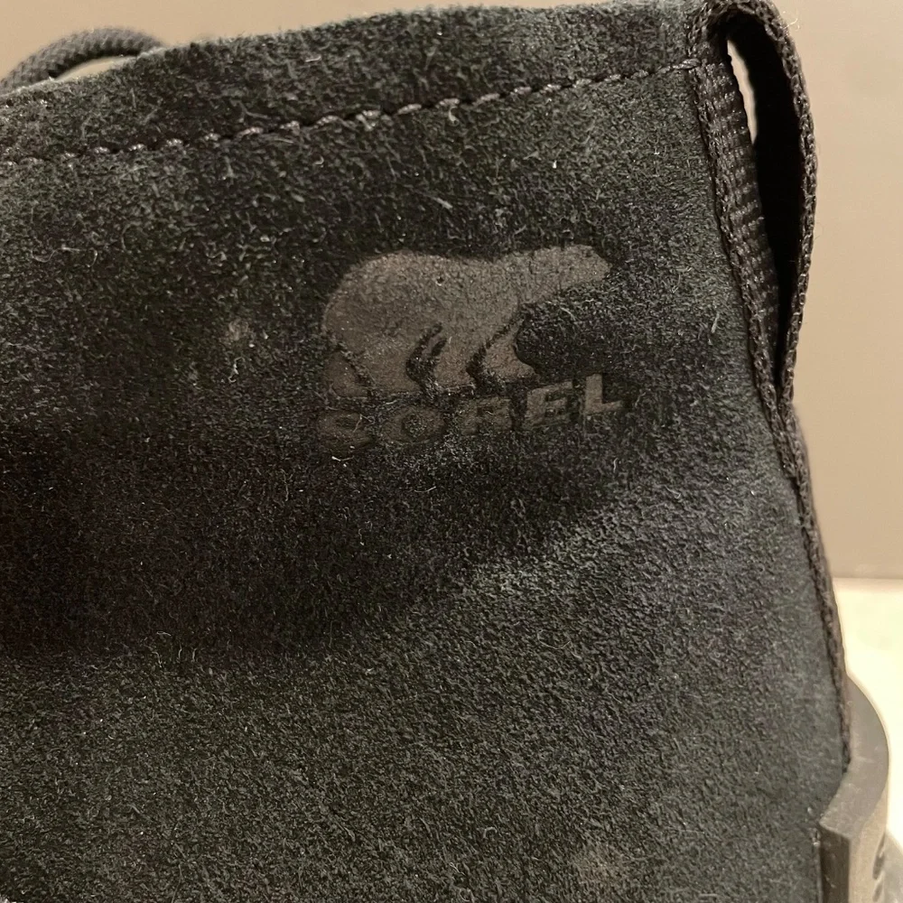 SOREL Women's Explorer II Drift Waterproof Boot Black Suede Chukka Everyday